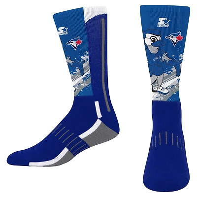Chaussettes montantes Youth Starter Royal Toronto Blue Jays Phenom Mascot Color Splash