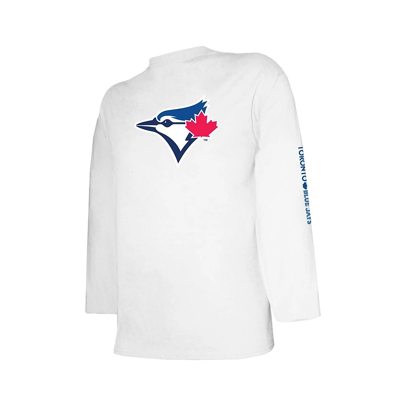 Ensemble de t-shirts pour jeunes bleu royal/blanc des Blue Jays Toronto