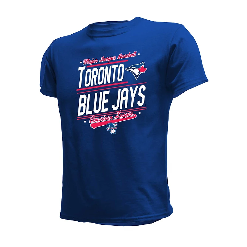 Ensemble de t-shirts pour jeunes bleu royal/blanc des Blue Jays Toronto