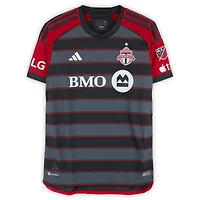 Maillot adidas noir dédicacé par Deiby Flores du Toronto FC, numéro 20, utilisé lors du match de la saison 2024 de la MLS - Taille L