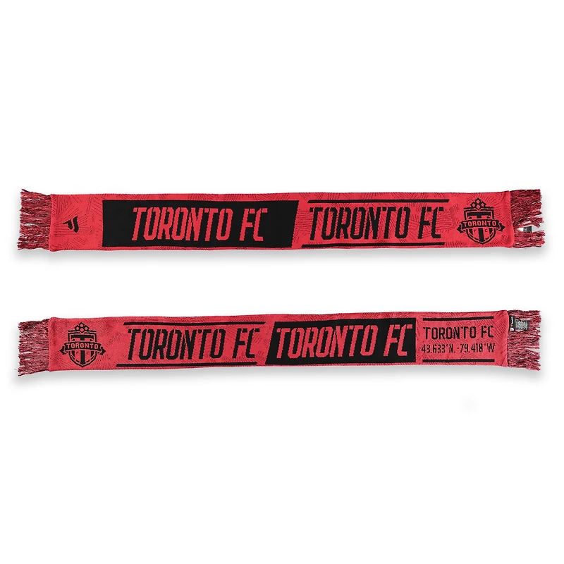 Écharpe Americana en jacquard Defender emblématique Fanatics du Toronto FC rouge