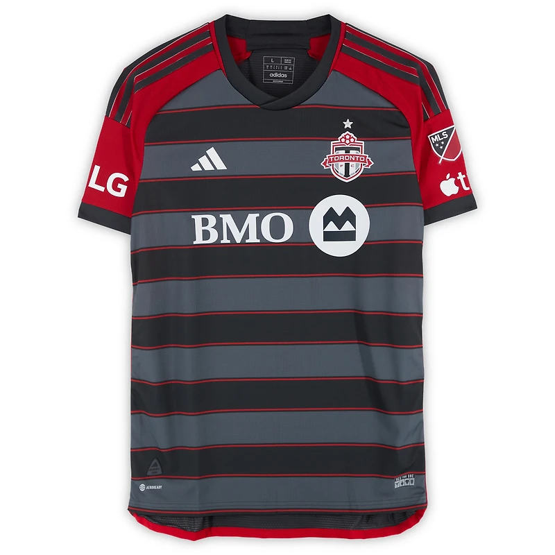 Kevin Long Toronto FC Autographed Match-Used #5 Black adidas Jersey from the 2024 MLS Season - Size L