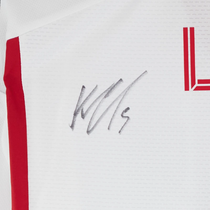 Kevin Long Toronto FC Autographed Match-Used #5 White adidas Jersey from the 2024 MLS Season - Size L