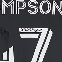 Maillot adidas noir dédicacé par Kosi Thompson du Toronto FC, numéro 47, utilisé lors de la saison 2024 de la MLS - Taille M