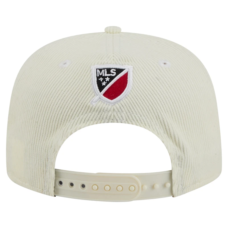 Casquette de golf à visière ajustable Toronto FC Kickoff 2025 de New Era pour homme, couleur crème