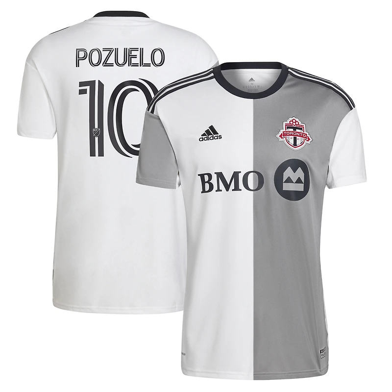 Adidas Alejandro Pozuelo pour homme Blanc Toronto FC - 2022 Community Kit Replica Player Jersey