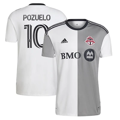 Adidas Alejandro Pozuelo pour homme Blanc Toronto FC - 2022 Community Kit Replica Player Jersey