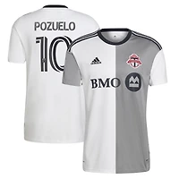 Adidas Alejandro Pozuelo pour homme Blanc Toronto FC - 2022 Community Kit Replica Player Jersey