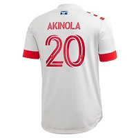 Men's adidas Ayo Akinola Gray Toronto FC 2020 Secondary - Replica Jersey