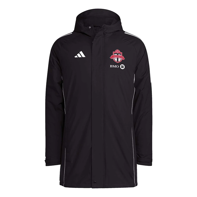 Men's adidas Black Toronto FC Tiro 24 Full-Zip Hoodie Winter Parka