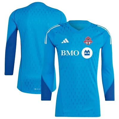 Men's adidas Blue Toronto FC 2023 Goalkeeper Long Sleeve Replica Jersey