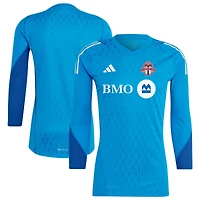 Men's adidas Blue Toronto FC 2023 Goalkeeper Long Sleeve Replica Jersey
