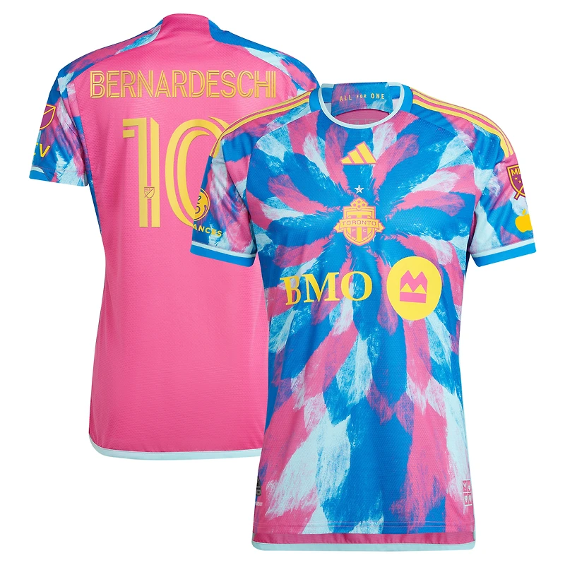 Maillot de joueur authentique adidas Federico Bernardeschi Toronto FC 2023 The Energy Kit pour homme