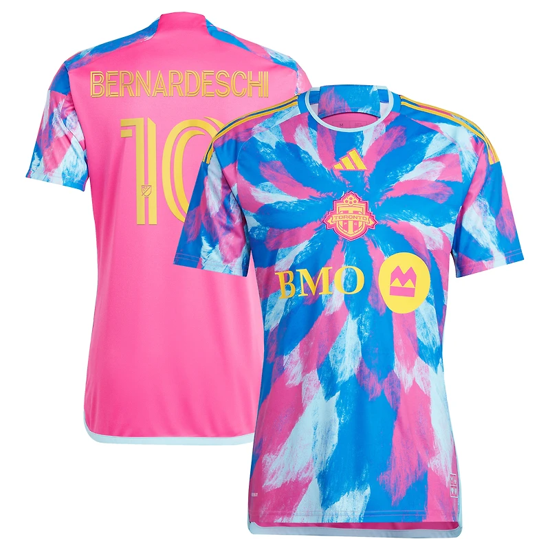 Men's adidas Federico Bernardeschi Pink Toronto FC 2023 The Energy Kit Replica Player Jersey