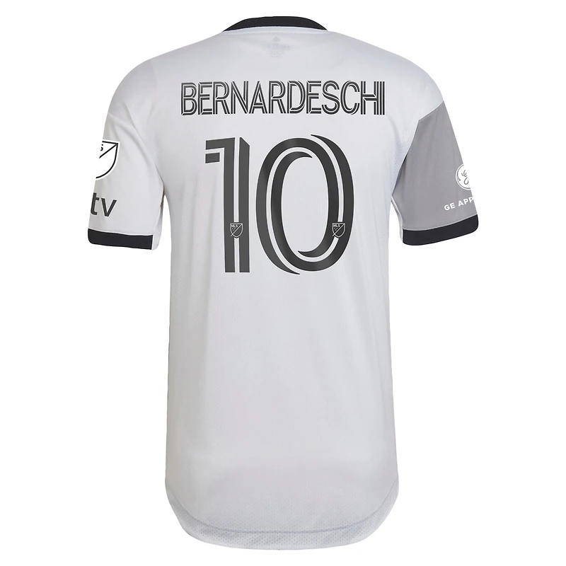 Men's adidas Federico Bernardeschi White Toronto FC 2023 Community Kit - Authentic Player Jersey