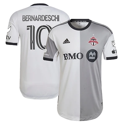 Men's adidas Federico Bernardeschi White Toronto FC 2023 Community Kit - Authentic Player Jersey