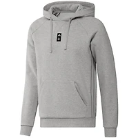 Men's adidas Heathered Gray Toronto FC Travel Raglan - Pullover Hoodie