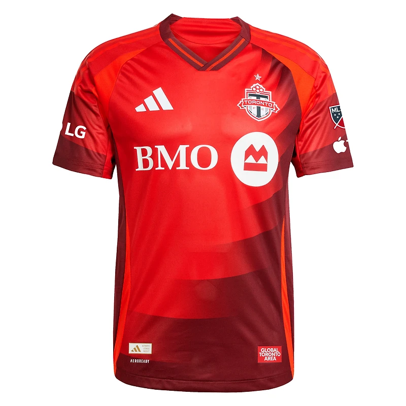 Men's adidas Jonathan Osorio Red Toronto FC 2025 Club Kit Authentic Player Jersey
