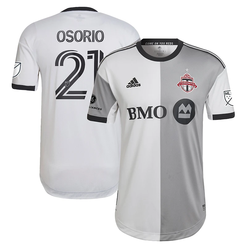 Men's adidas Jonathan Osorio White Toronto FC - 2022 Community Kit Authentic Player Jersey
