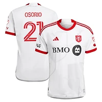 Men's adidas Jonathan Osorio White Toronto FC 2024 GTA Kit Authentic Player Jersey