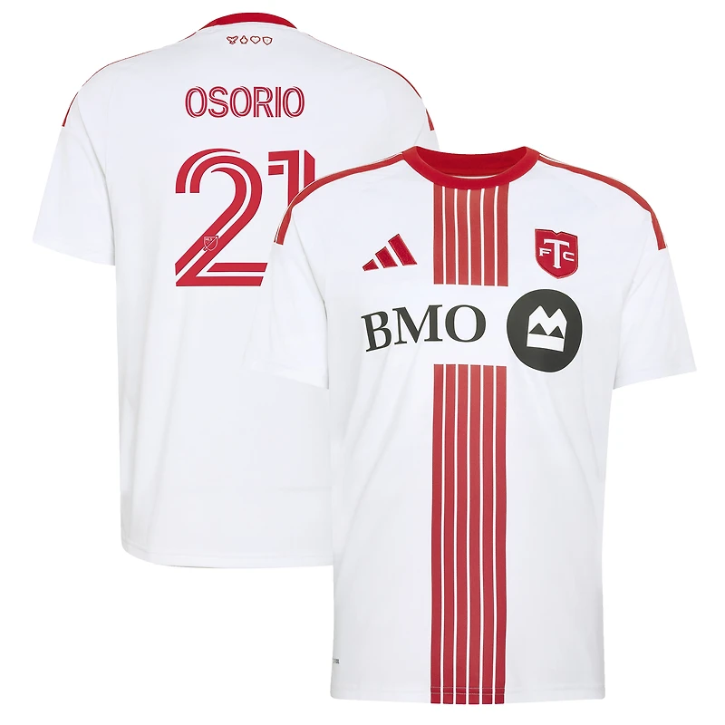 Maillot réplique blanc adidas Jonathan Osorio Toronto FC hiver 2026 pour homme