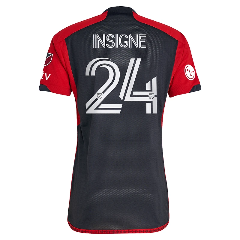 Men's adidas Lorenzo Insigne Gray Toronto FC 2023 Club Kit Authentic Player Jersey