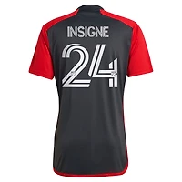 Men's adidas Lorenzo Insigne Gray Toronto FC 2023 Club Kit - Replica Player Jersey