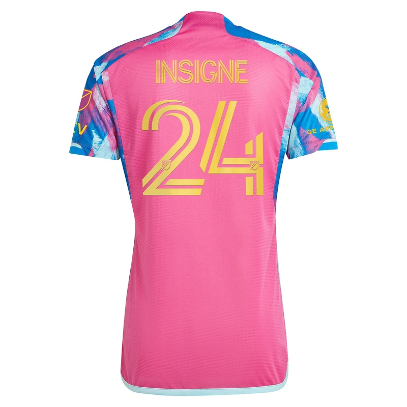 Men's adidas Lorenzo Insigne Pink Toronto FC 2023 The Energy Kit Authentic Player Jersey