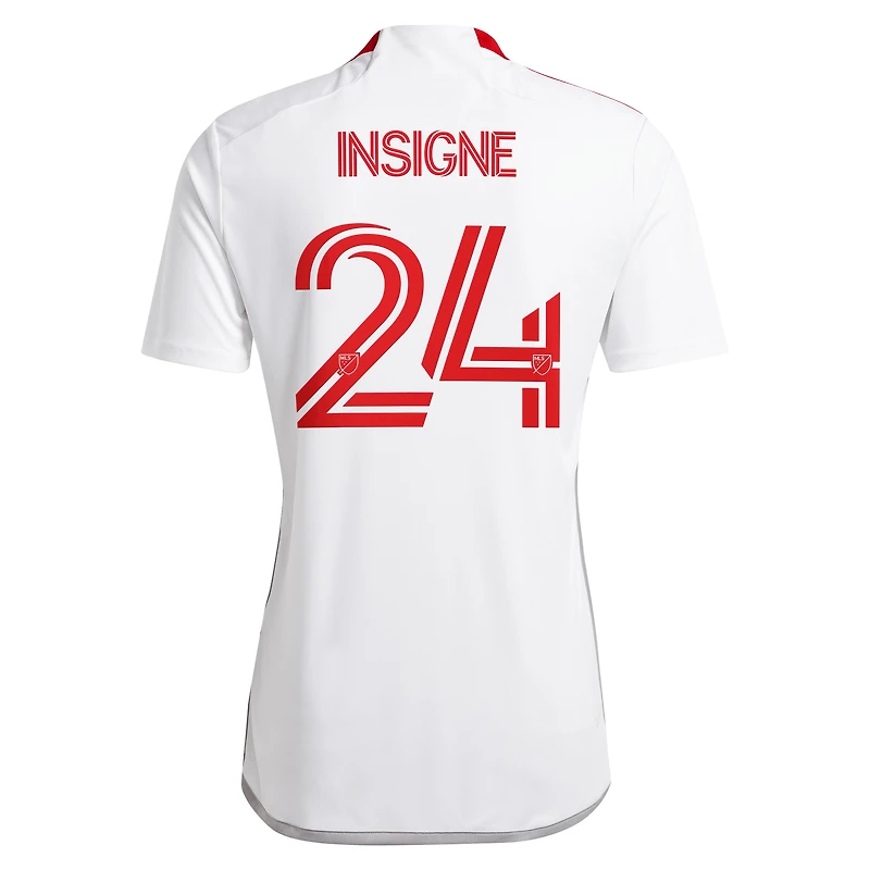 Men's adidas Lorenzo Insigne White Toronto FC 2024 GTA Kit Replica Player Jersey