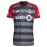 Men's adidas Mark-Anthony Kaye Gray Toronto FC 2023 Club Kit - Authentic Player Jersey