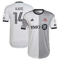 Men's adidas Mark-Anthony Kaye White Toronto FC 2023 Community Kit - Authentic Player Jersey