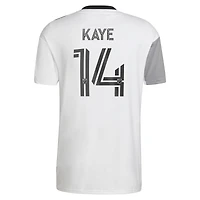 Maillot communautaire Toronto FC 2023 adidas Mark-Anthony Kaye blanc pour homme - de joueur réplique
