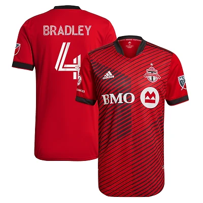 Men's adidas Michael Bradley Red Toronto FC 2021 A41 - Authentic Player Jersey