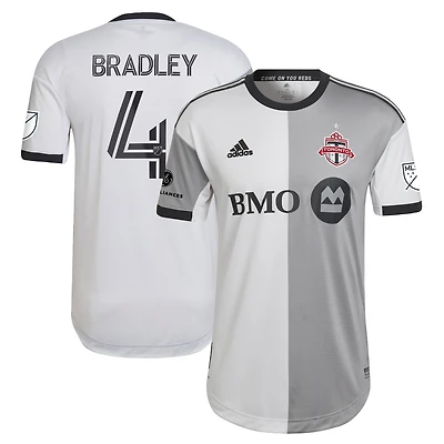Adidas Michael Bradley Blanc Toronto FC - 2022 Community Kit Authentique Joueur Maillot