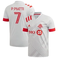 Men's adidas Pablo Piatti Gray Toronto FC 2020 TFC Unity - Replica Player Jersey