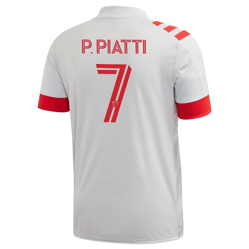 Homme adidas Pablo Piatti Gris Toronto FC 2020 TFC Unity - Réplique de maillot joueur