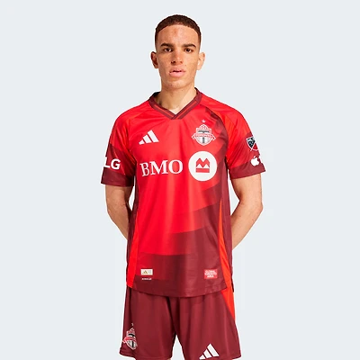 Maillot authentique adidas rouge Toronto FC 2025 pour homme