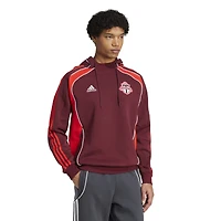 Men's adidas Red Toronto FC 2025 Travel Pullover Hoodie