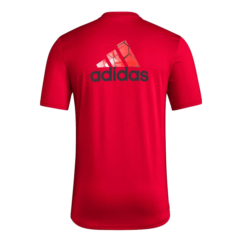 T-shirt adidas rouge Toronto FC Local Pop AEROREADY pour hommes