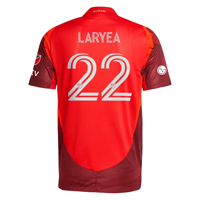 Maillot de joueur authentique du Toronto FC 2025 pour homme adidas Richie Laryea Red