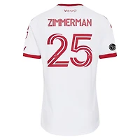 Maillot authentique porté sur le terrain par Walker Zimmerman, blanc, Toronto FC, hiver 2026, adidas.