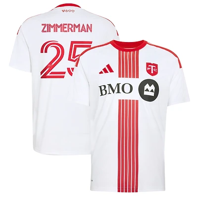 Men's adidas Walker Zimmerman White Toronto FC 2026 Winter Kit Replica Jersey