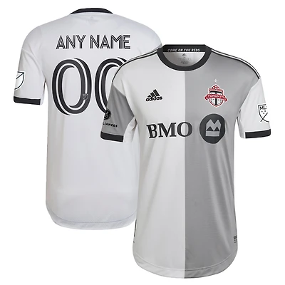Maillot Toronto FC - 2022 Community Kit authentique personnalisé adidas pour homme blanc