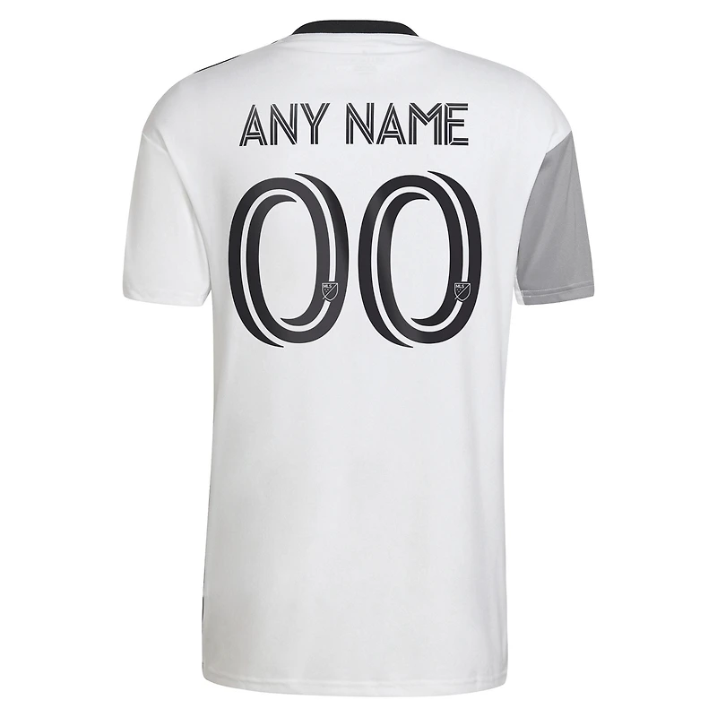 Men's adidas White Toronto FC - 2022 Community Kit Replica Custom Jersey