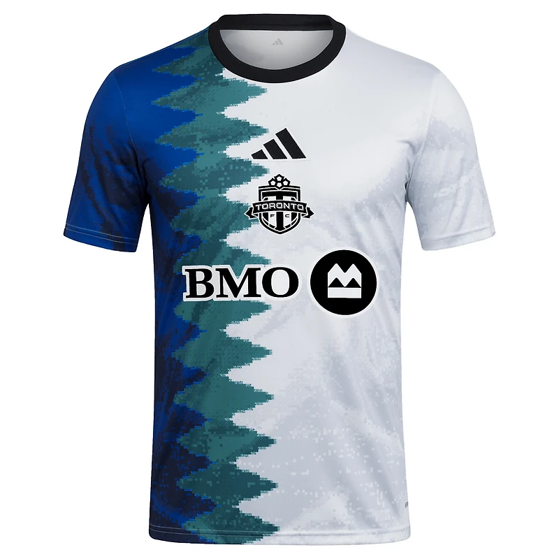 Maillot d'avant-match adidas Toronto FC 2025 Gaming AEROREADY blanc pour homme