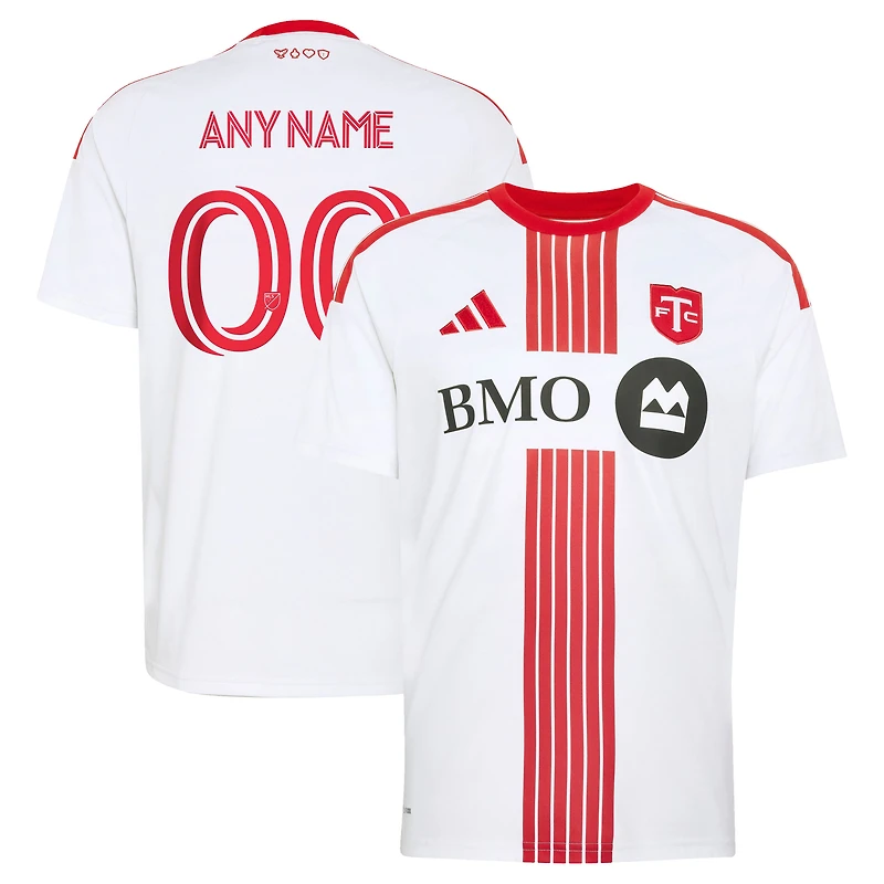 Men's adidas White Toronto FC 2026 The Six Replica Custom Jersey
