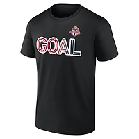 Men's Black Toronto FC Goal Custom T-Shirt