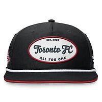 Casquette réglable noire Toronto FC Iron Moon Rope Fanatics pour hommes