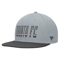 Casquette Snapback réglable Fanatics gris Toronto FC fumée pour hommes