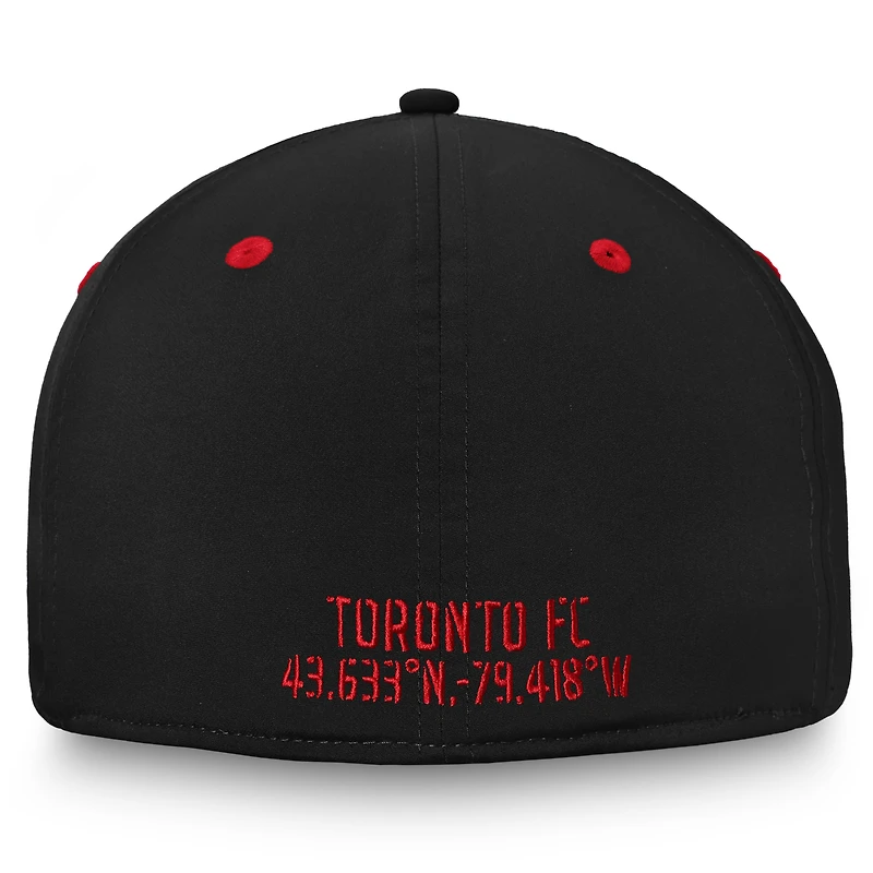 Casquette emblématique Defender Flex Fanatics pour hommes, rouge du Toronto FC